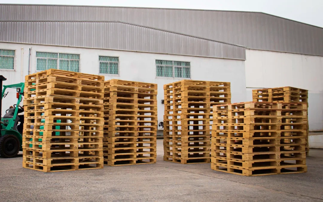 Hoeveel pallets passen in een 20ft container?